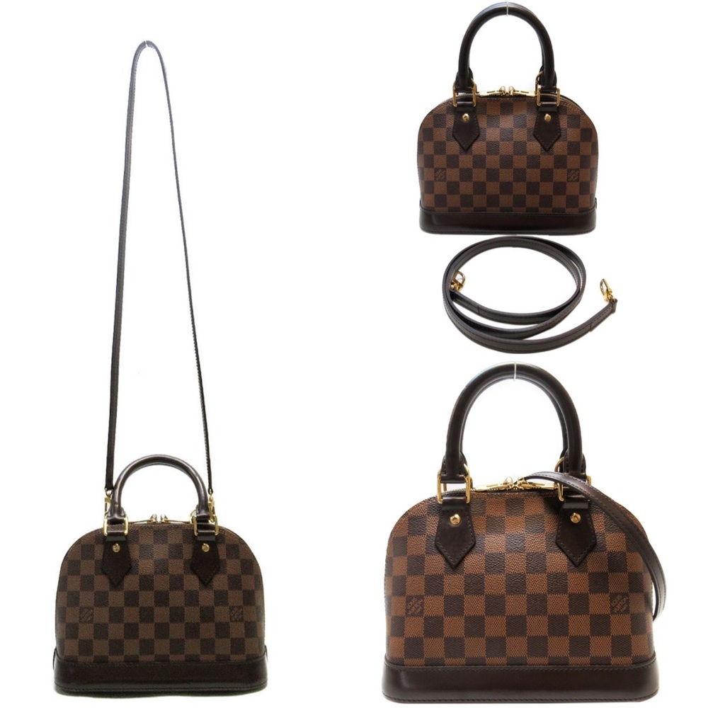 STRAP included!!! Alma BB Damier Ebene - Picture 7 of 15